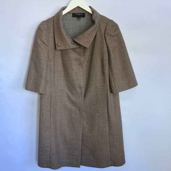 Like New Ann Taylor Virgin Wool Longline Jacket Coat size M - Picture 5 of 6